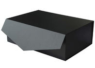 Μεγάλο μαύρο πλαίσιο 14» x9.5» Χ 5» δώρων πολυτέλειας, επαναχρησιμοποιήσιμα εύρωστα κιβώτια αποθήκευσης κιβωτίων διακοσμητικά